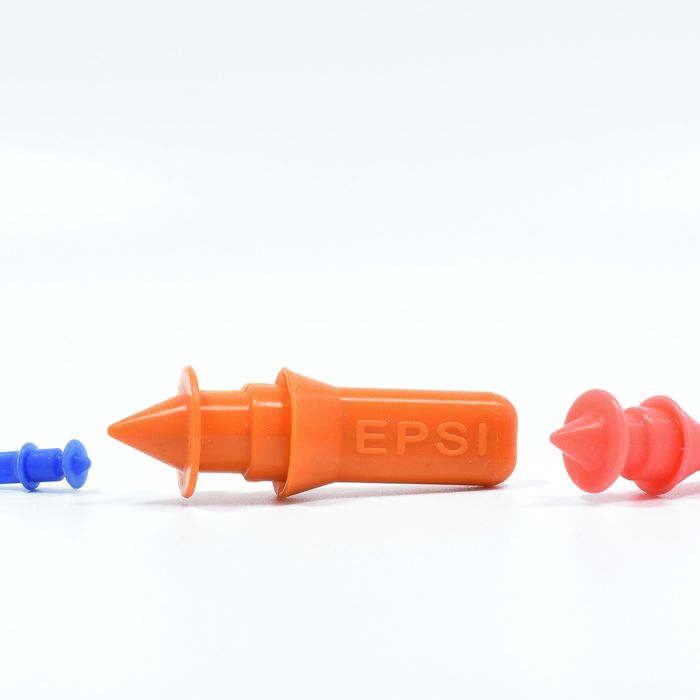 Stopfen - DFP-500M12-R | Farbe: rot | OL: 42,7 | Material: Silikon | M12