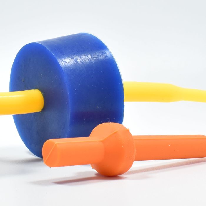 Stopfen - TSS-5000-L | Farbe: gelb | OL: 127,0 | Material: Silikon