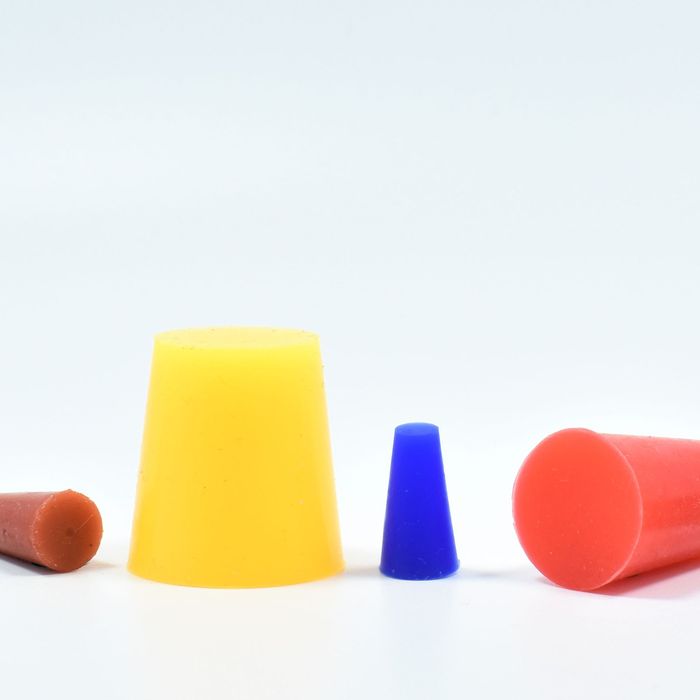 Stopfen - STS0354X0984-W | Farbe: weiß | OL: 25,0 | Material: Silikon