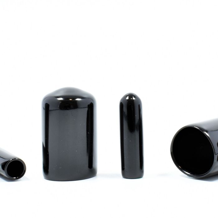 Kappen - VC0375X0500 | Farbe: schwarz | ID: 9,5 | OD: 12,7 | IL: 12,7 | Material: Vinyl | M10