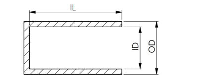 FSC0070X1000-F • ID: 1,8 • OD: 4,8 • IL: 25,4 • M2